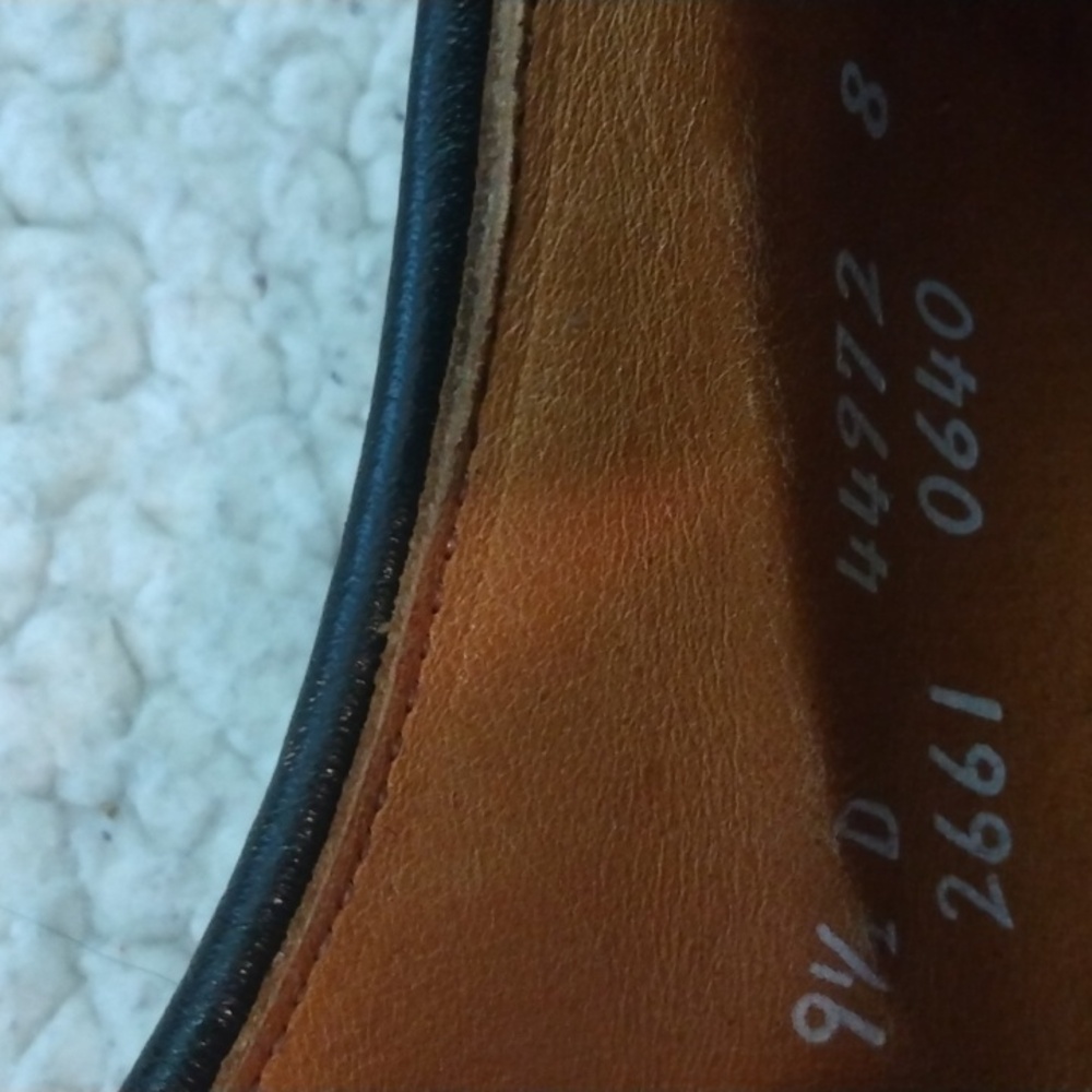 Allen Edmonds Bradley Leather Norwegian Split Toe Derby Shoes (Made in USA) 9.5D - Picture 13 of 15